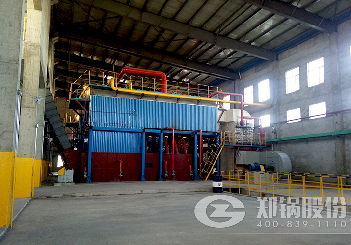 内蒙古永和2台25吨工业链条炉排锅炉项目