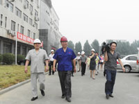 2012年6月份省人大常委會副主任、省總工會主席劉新民一行蒞臨指導