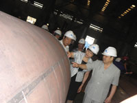 2012年6月份省人大常委會副主任、省總工會主席劉新民一行蒞臨指導