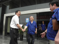 2012年6月份市委組織部領導參觀考察