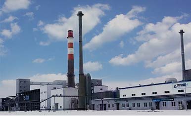哈萨克斯坦35t/h碳素余热锅炉项目
