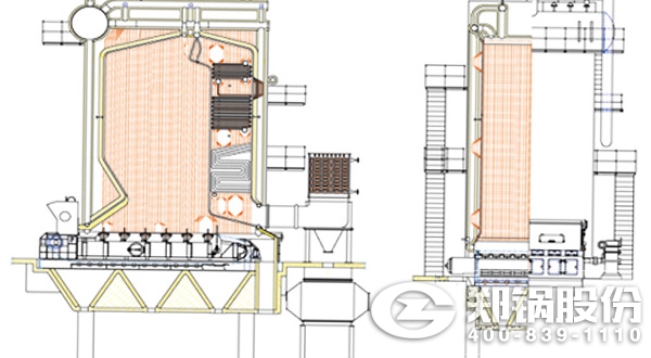链条锅炉内部结构图解图片