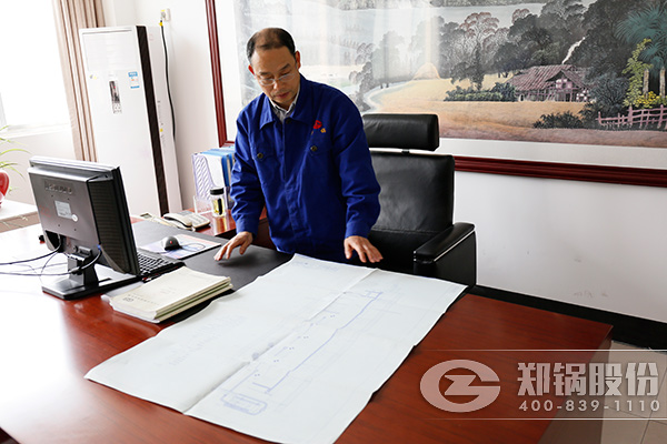 郑州锅炉股份有限公司技术中心总监贾金岭工程师接受电视台专访