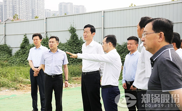郑州市领导一行视察指导郑锅产业园项目