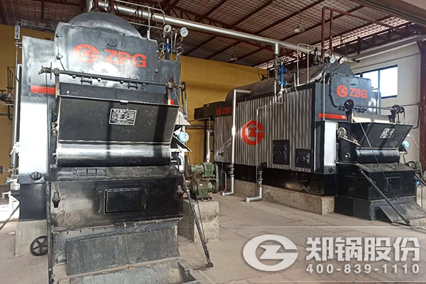 老挝2台4吨DZL链条炉排蒸汽锅炉
