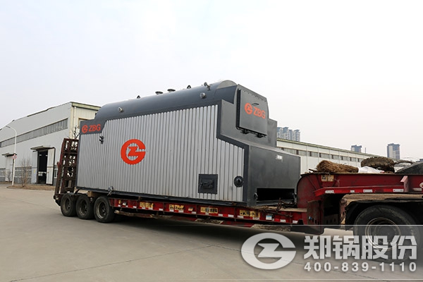 ASME标准13吨DZL快装链条炉排锅炉发往台湾