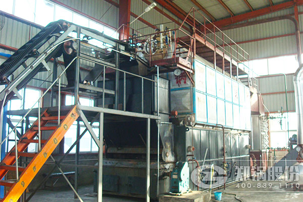 河南华冠10吨SZL型快组装生物质锅炉项目