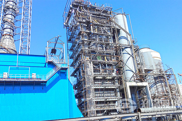 康乃尔120吨化工三废混燃余热回收锅炉项目