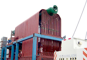 蒙古国20吨链条炉排锅炉项目